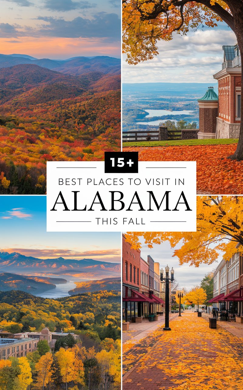 15+ Best Places To Visit In Alabama This Fall