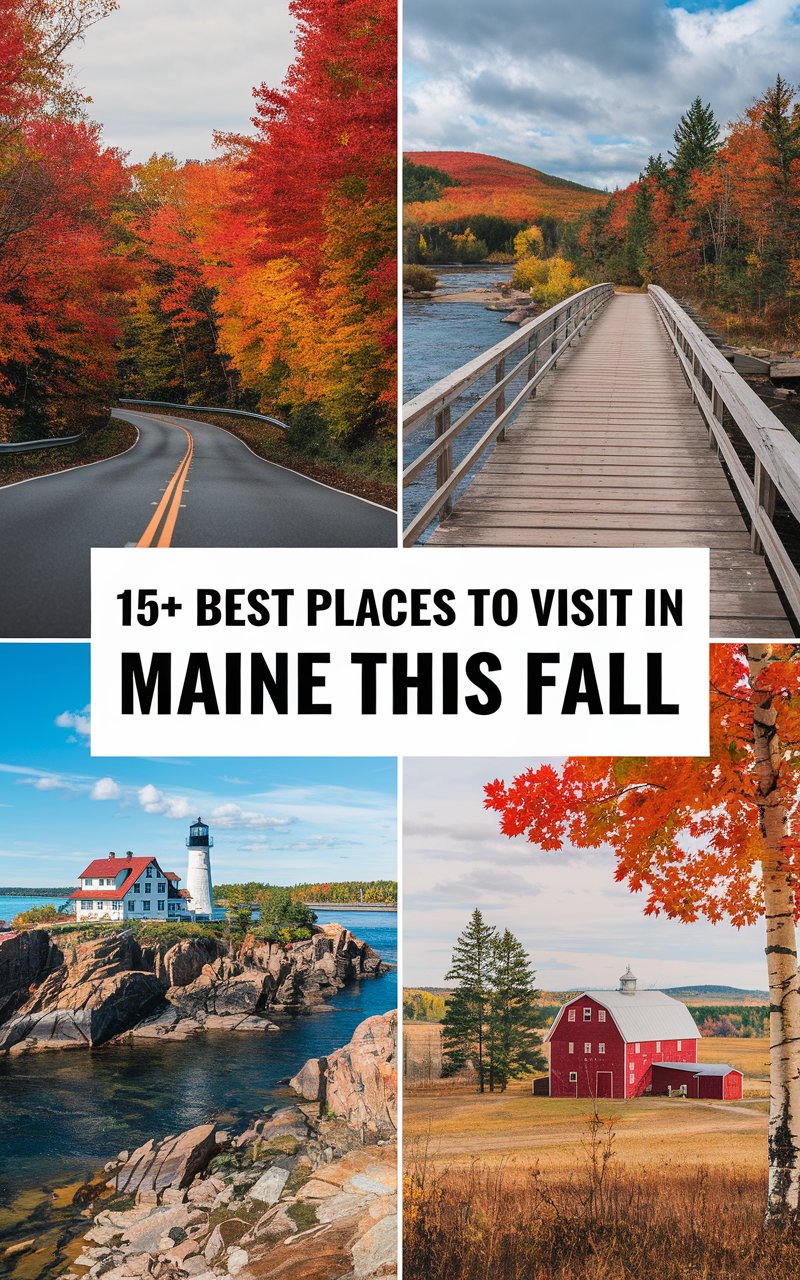 15+ Best Places To Visit In Maine This Fall