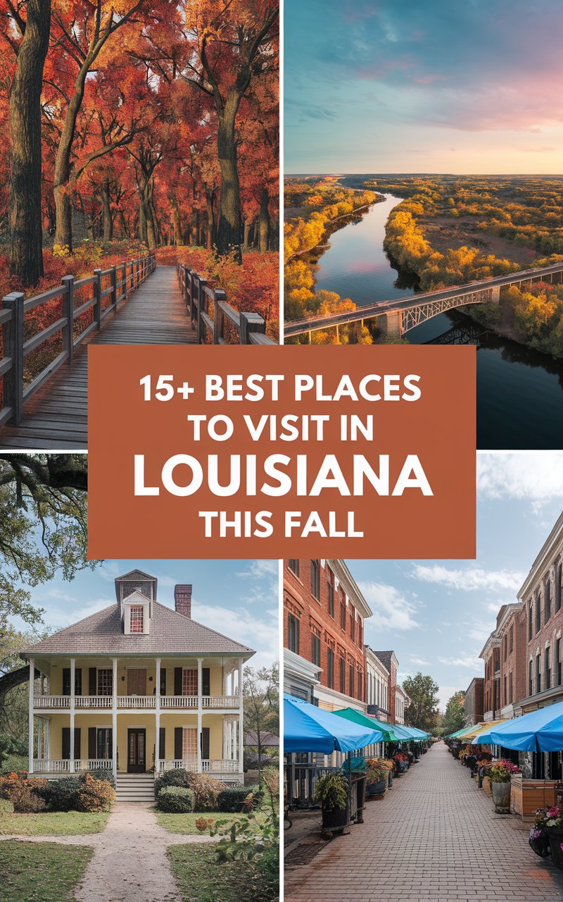 15+ Best Places To Visit In Louisiana This Fall