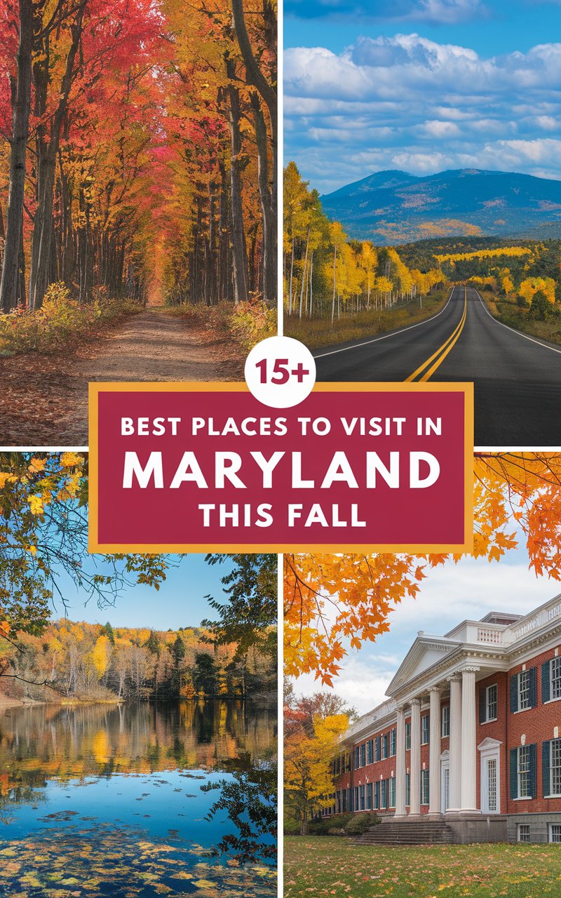 15+ Best Places To Visit In Maryland This Fall