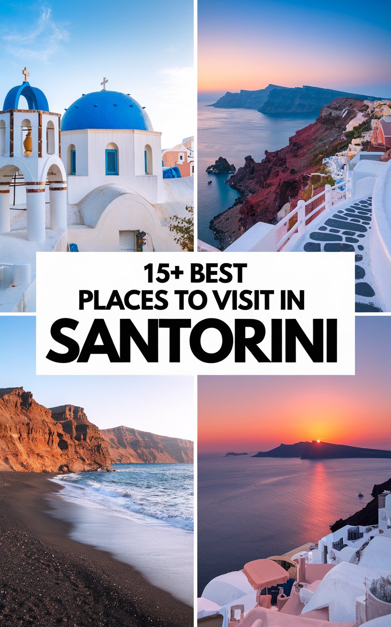 15+ Best Places To Visit in Santorini