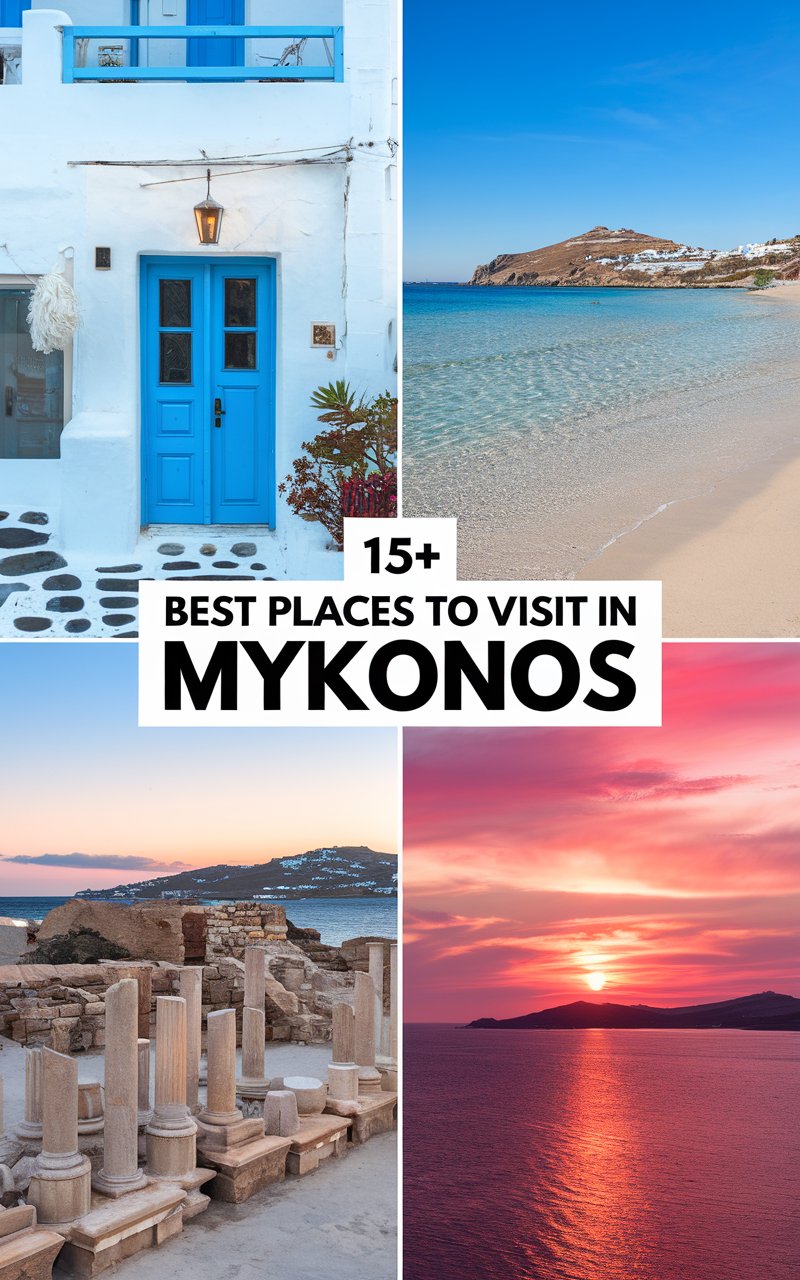 15+ Best Places To Visit in Mykonos