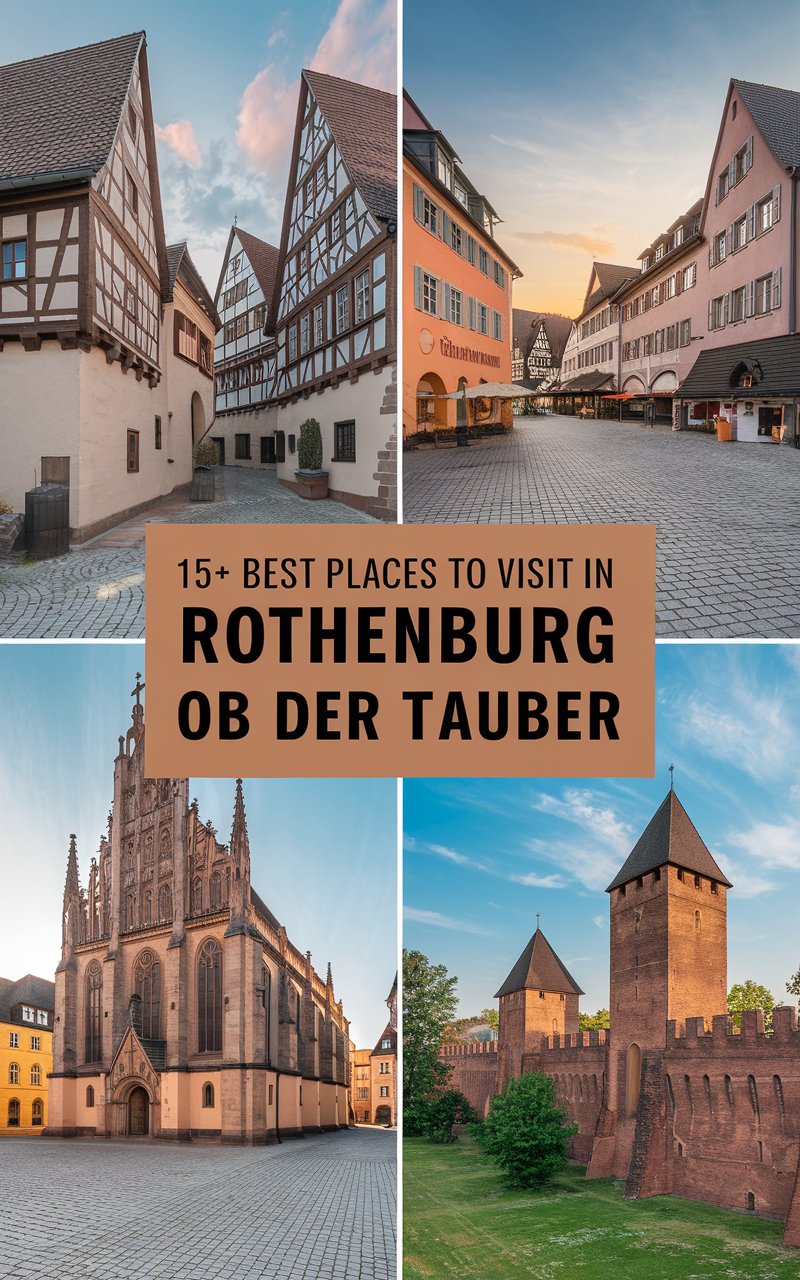 15+ Best Places To Visit in Rothenburg ob der Tauber