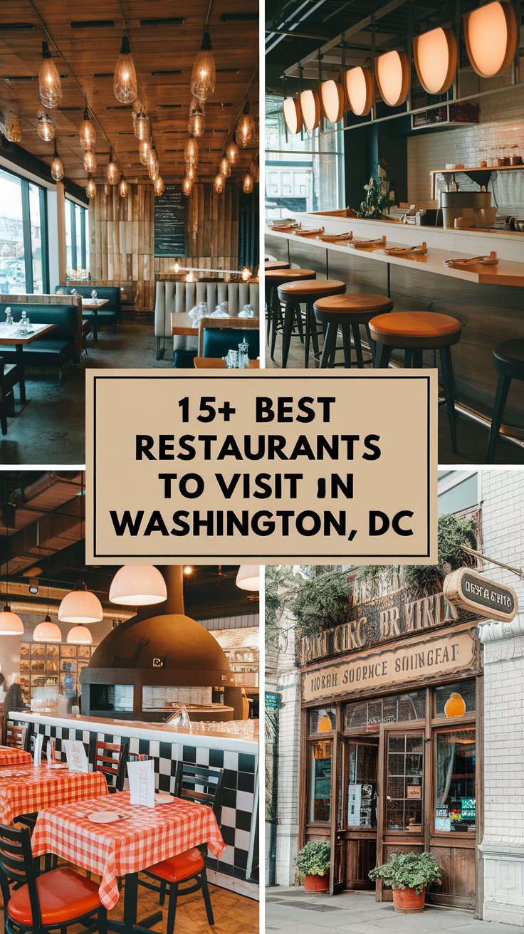 15+ Best Restaurants To Visit In Washington, DC