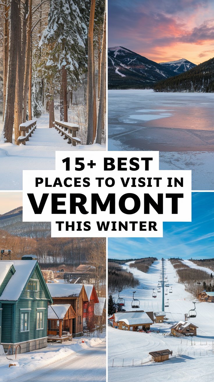 15+ Best Places To Visit In Vermont This Winter