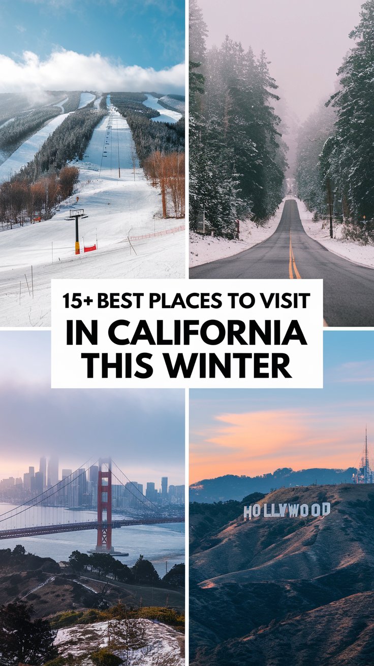 15+ Best Places To Visit In California This Winter