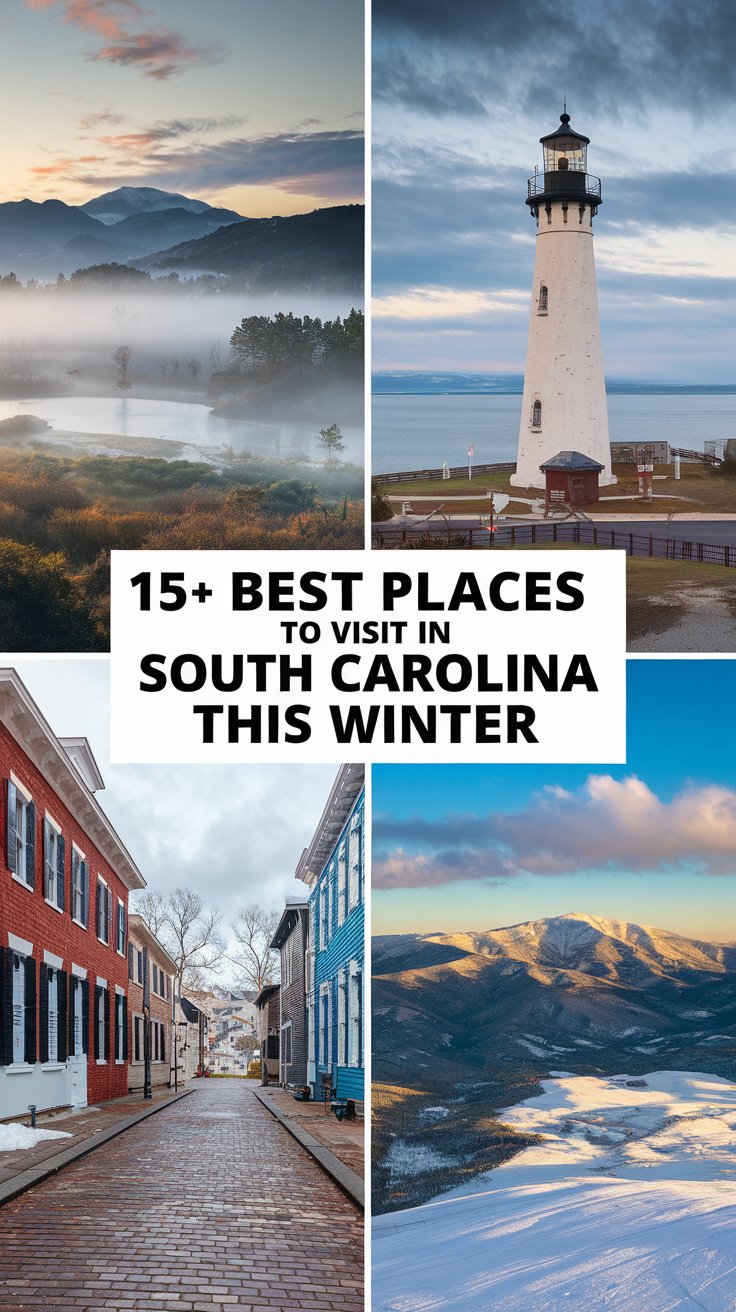 15+ Best Places To Visit In South Carolina This Winter