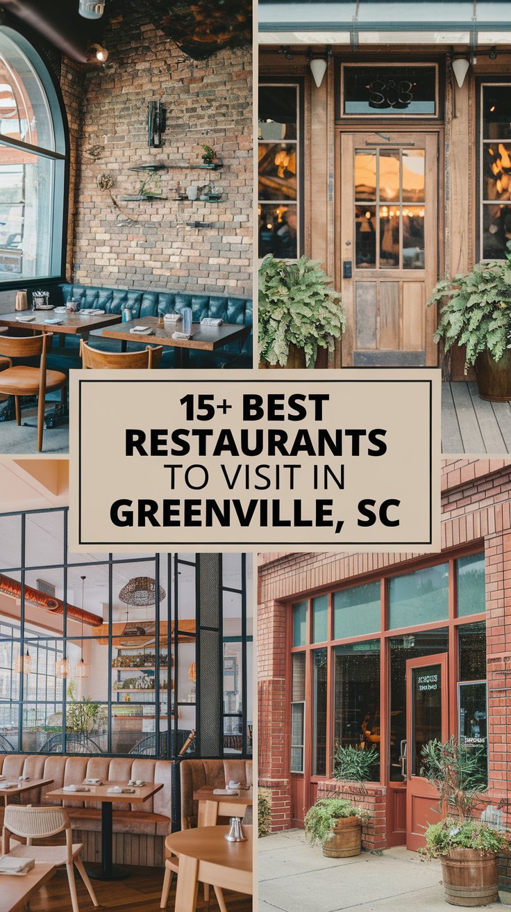 15+ Best Restaurants To Visit In Greenville, SC