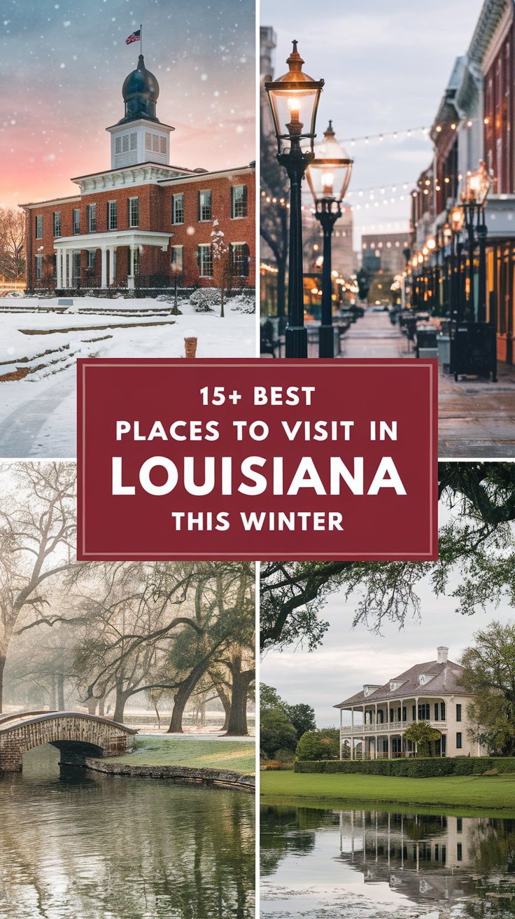 15+ Best Places To Visit In Louisiana This Winter