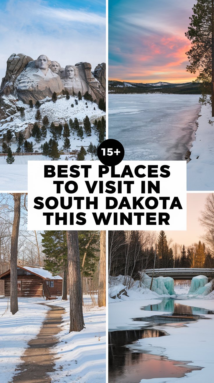 15+ Best Places To Visit In South Dakota This Winter