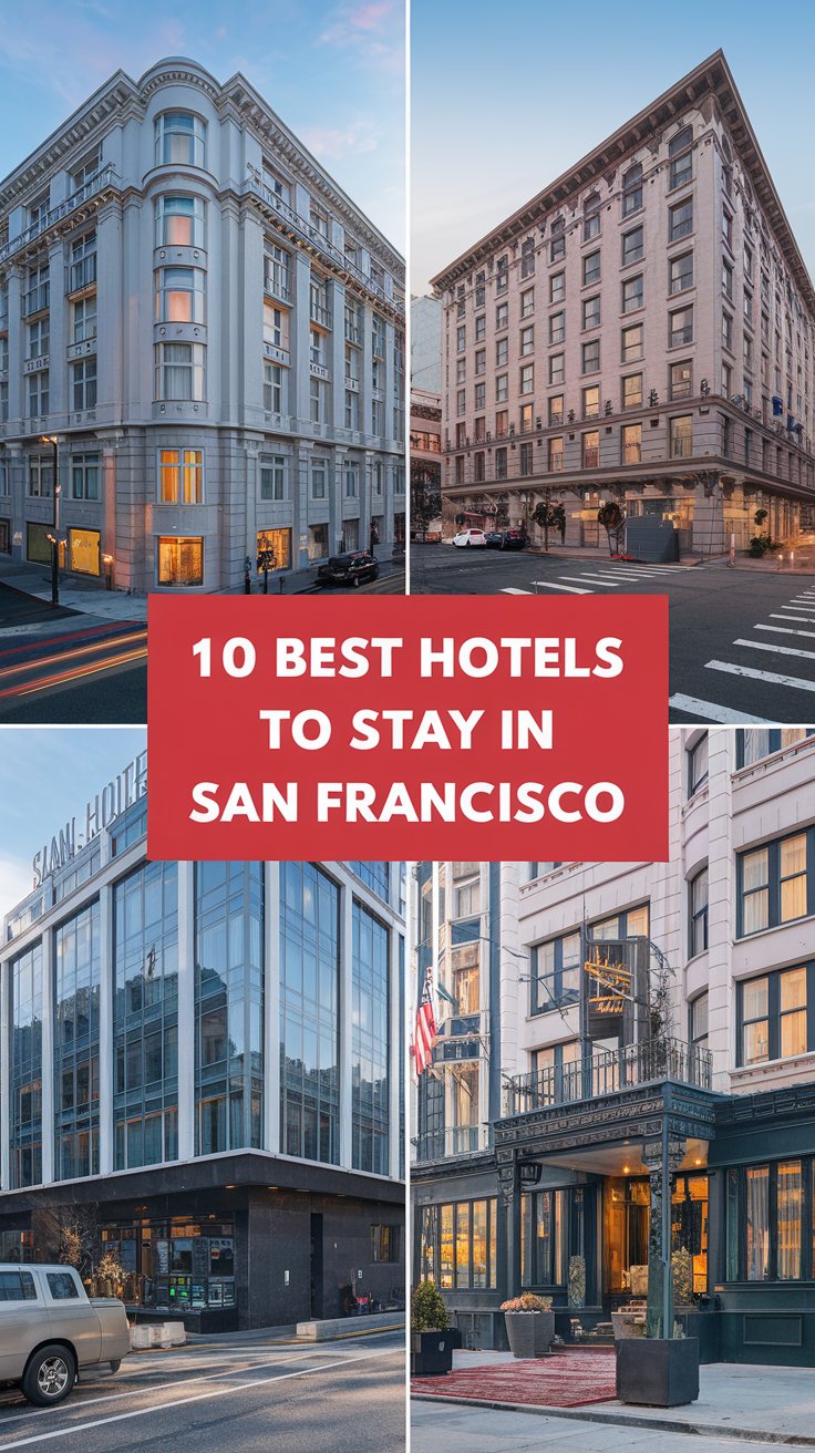 10 Best Hotels to Stay in San Francisco, California