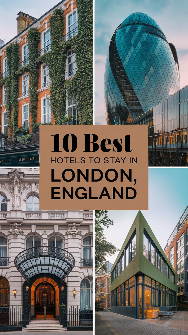 10 Best Hotels to Stay in London, England