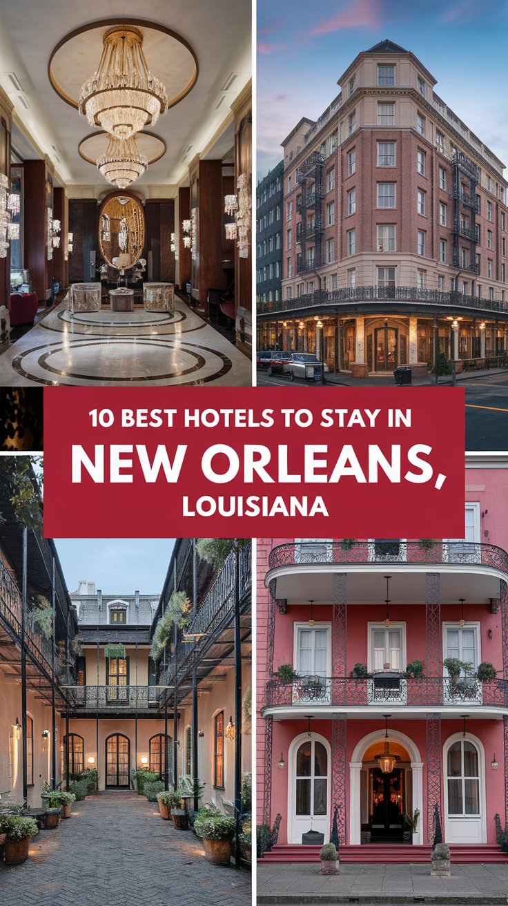 10 Best Hotels To Stay In New Orleans, Louisiana
