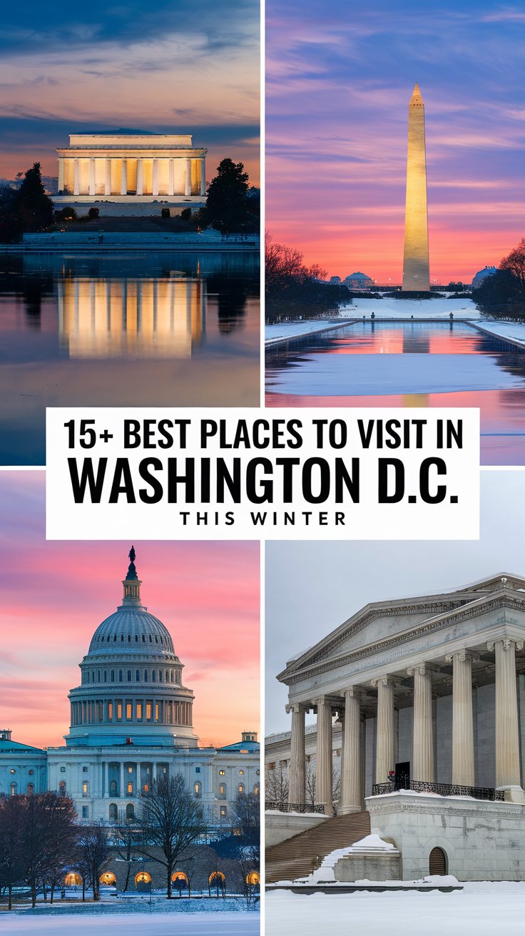 15+ Best Places To Visit In Washington D.C. This Winter