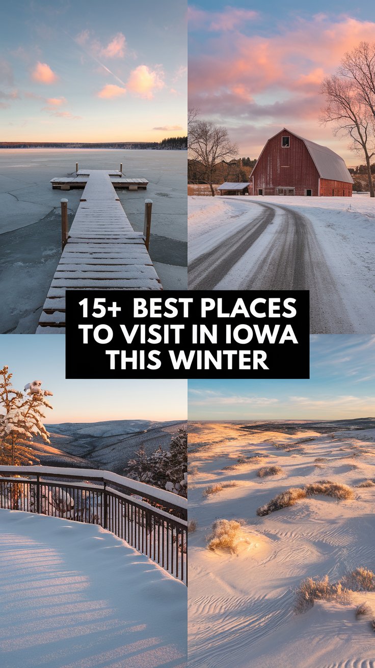 15+ Best Places To Visit In Iowa This Winter