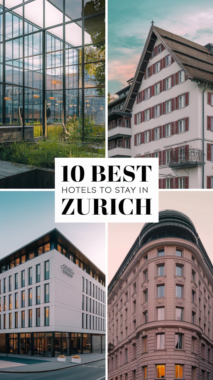 10 Best Hotels To Stay In Zurich, Switzerland