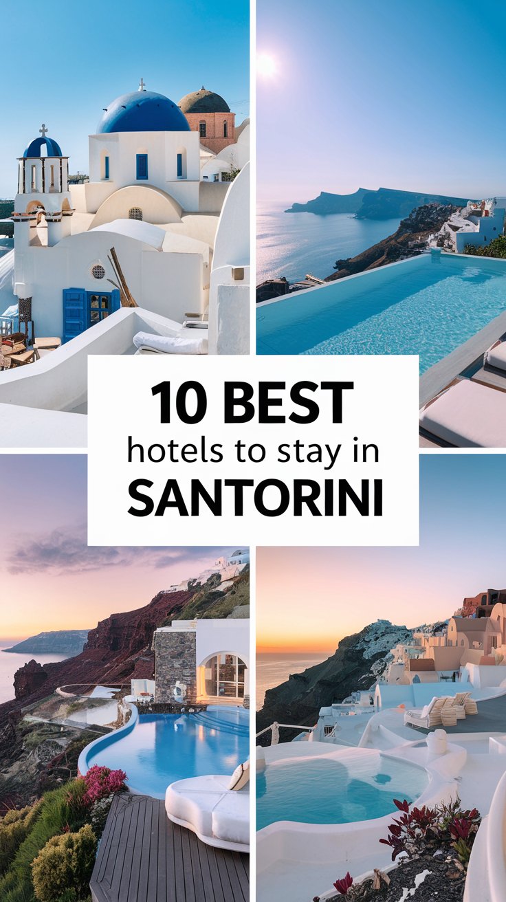 10 Best Hotels To Stay In Santorini, Greece