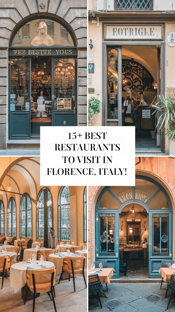 15+ Best Restaurants To Visit In Florence, Italy