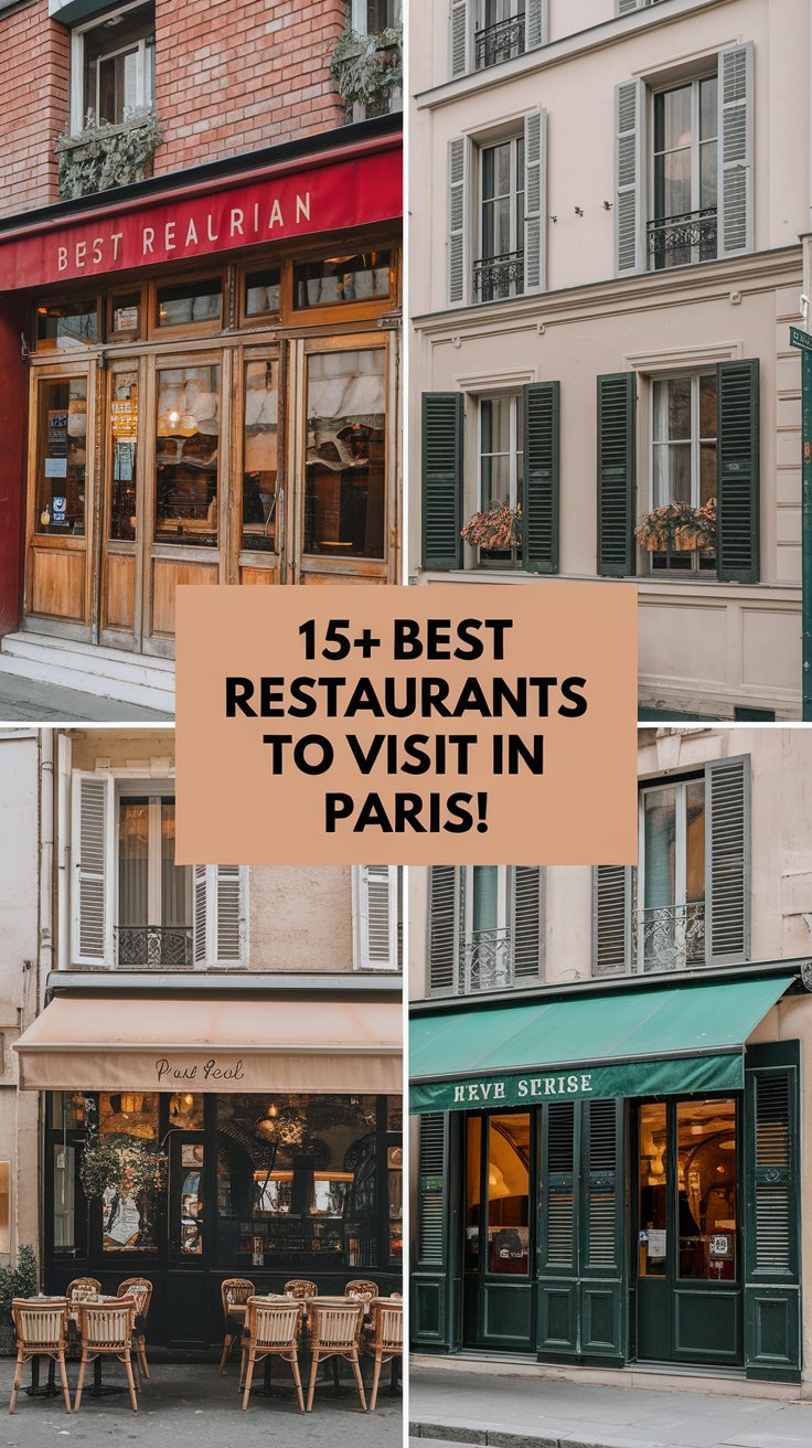 15+ Best Restaurants To Visit In Paris