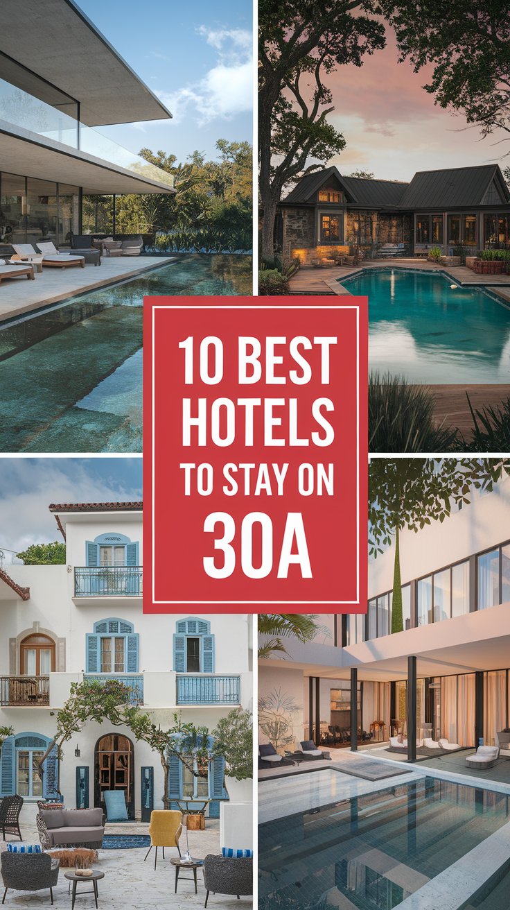 10 Best Hotels To Stay On 30A, Florida