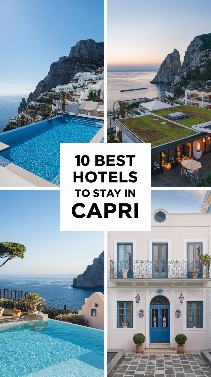 10 Best Hotels To Stay In Capri, Italy