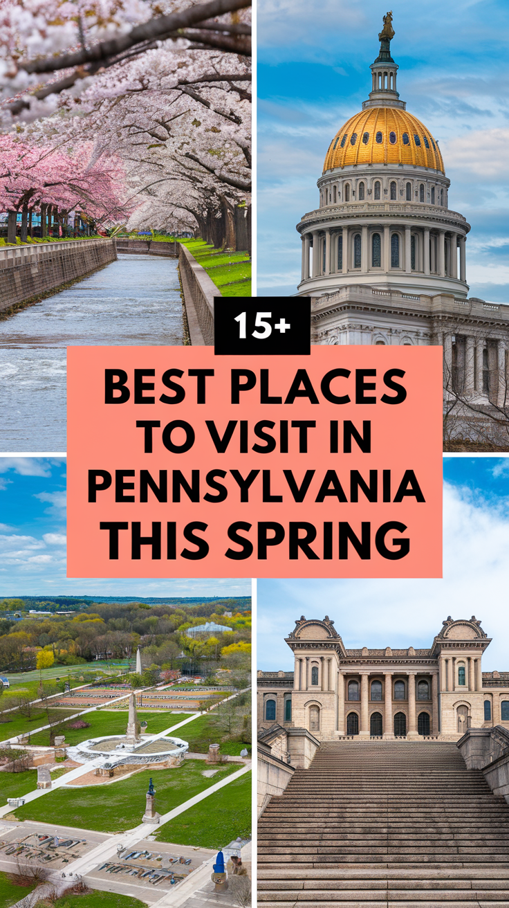 15+ Best Places To Visit In Pennsylvania This Spring.