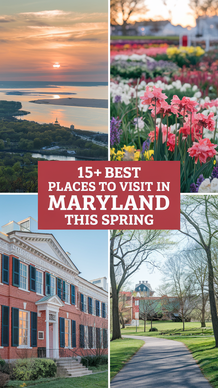15+ Best Places To Visit In Maryland This Spring.