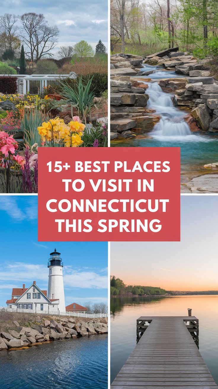 15+ Best Places to Visit in Connecticut This Spring