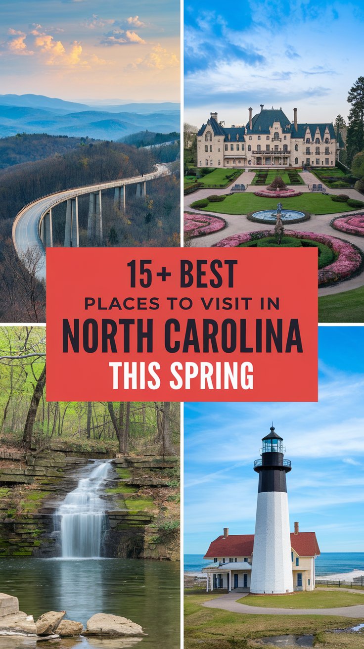 15+ Best Places To Visit In North Carolina This Spring