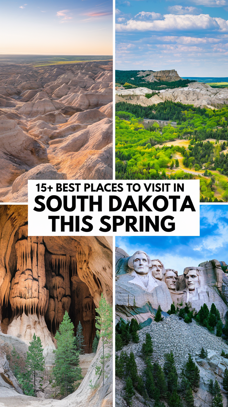 15+ Best Places to Visit in South Dakota This Spring