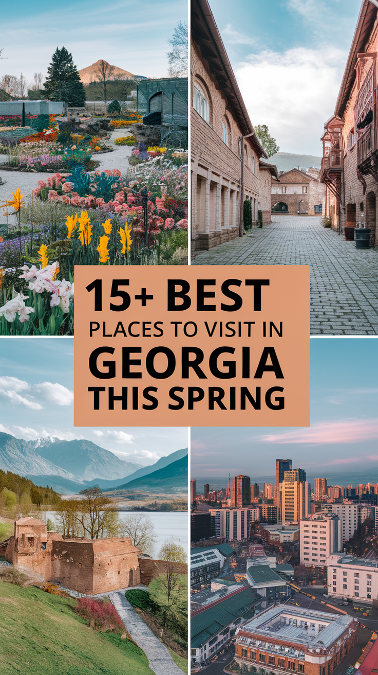 15+ Best Places to Visit in Georgia This Spring