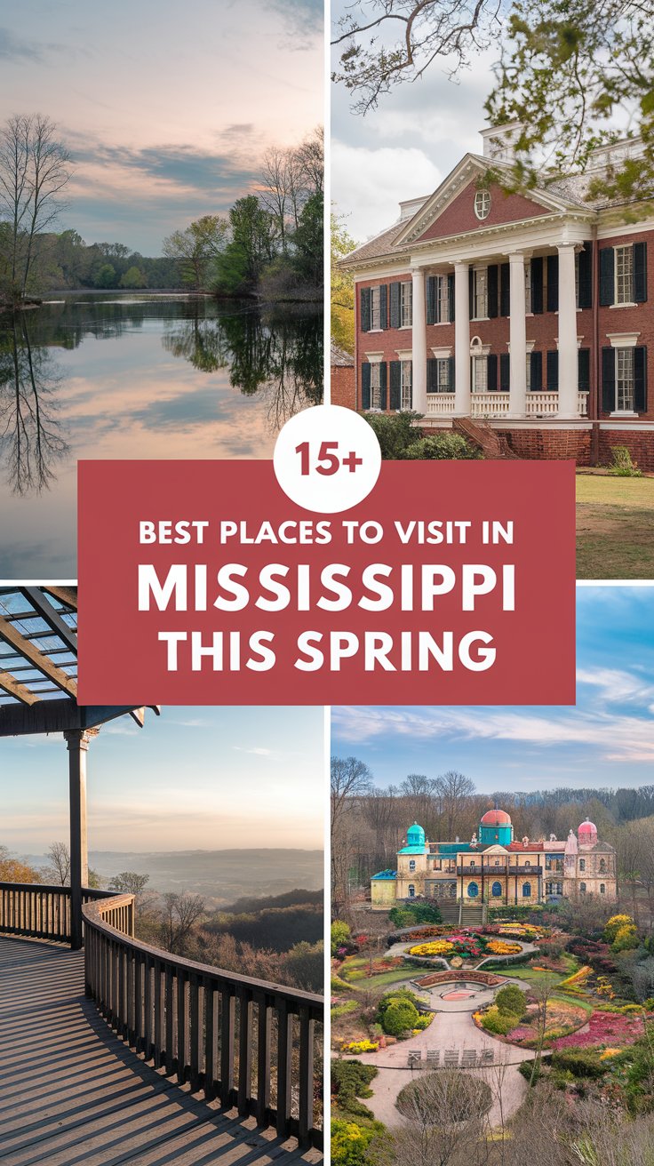 15+ Best Places to Visit in Mississippi This Spring