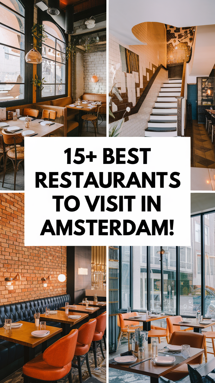 15+ Best Restaurants To Visit In Amsterdam