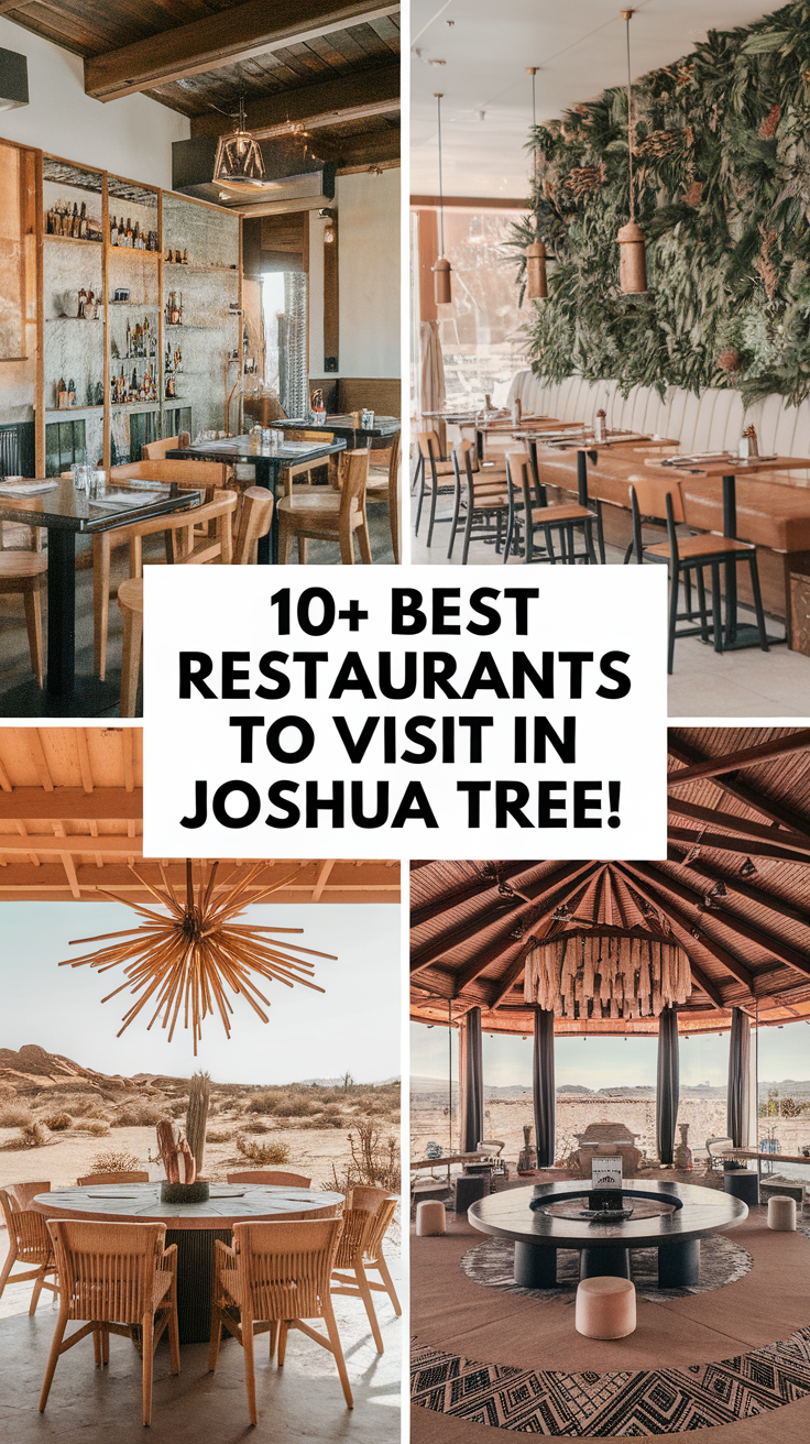 10+ Best Restaurants To Visit In Joshua Tree