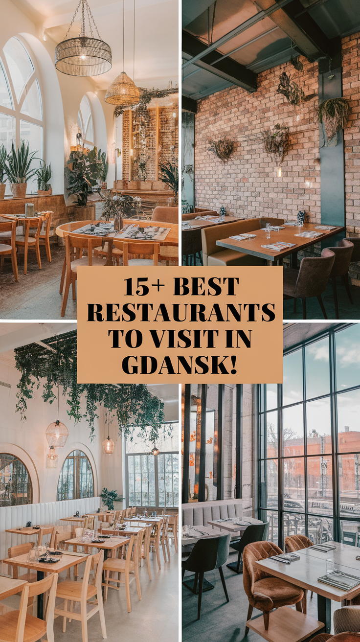 15+ Best Restaurants To Visit In Gdansk