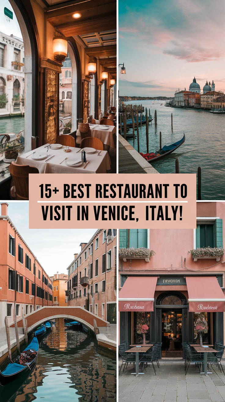 15+ Best Restaurants To Visit In Venice, Italy