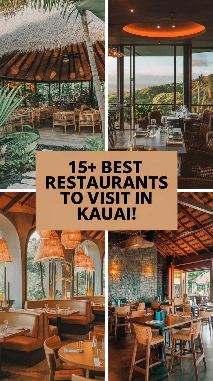 15+ Best Restaurants To Visit In Kauai