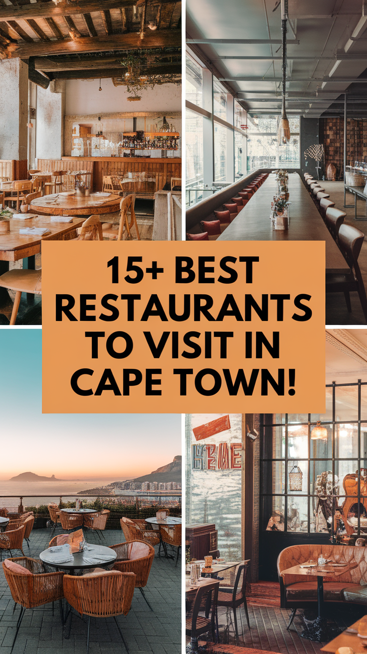 15+ Best Restaurants To Visit In Cape Town