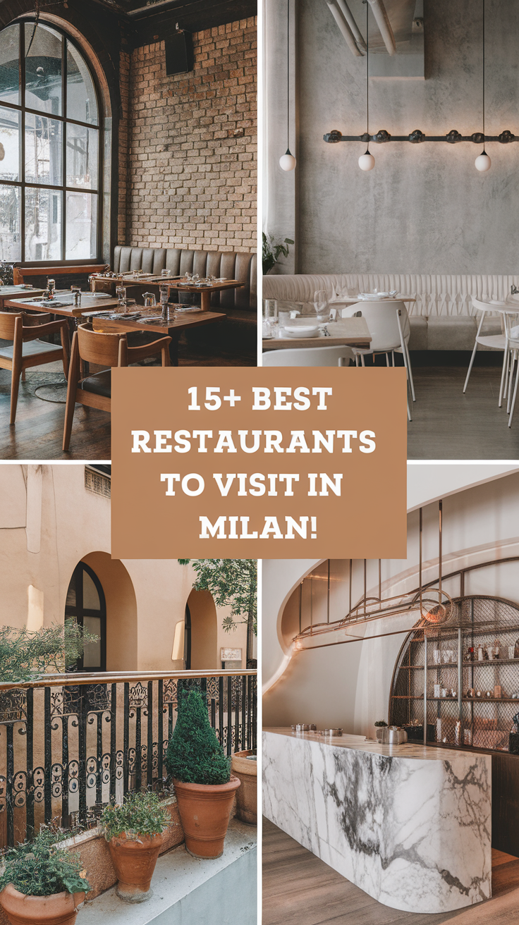 15+ Best Restaurants To Visit In Milan