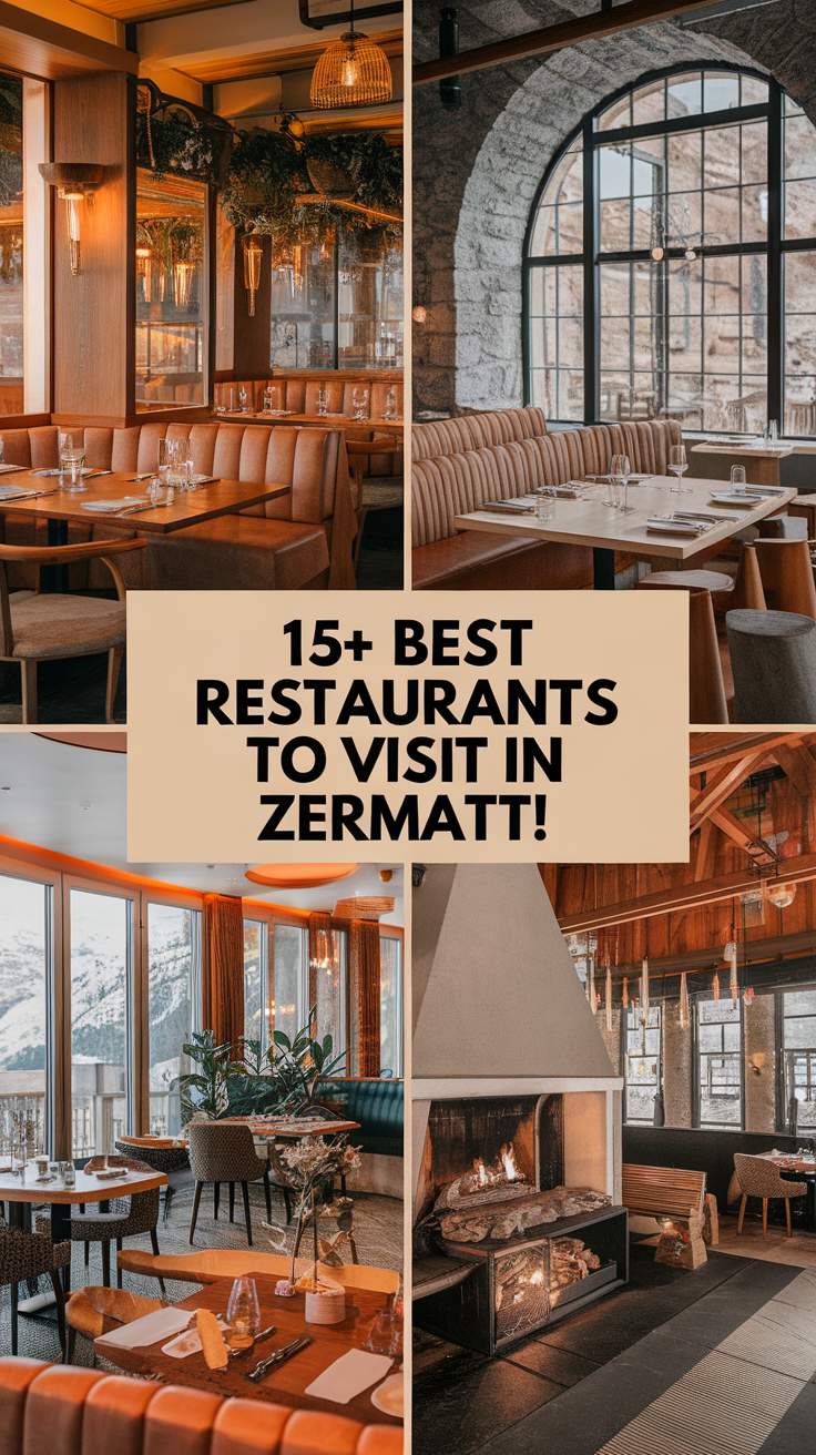15+ Best Restaurants To Visit In Zermatt