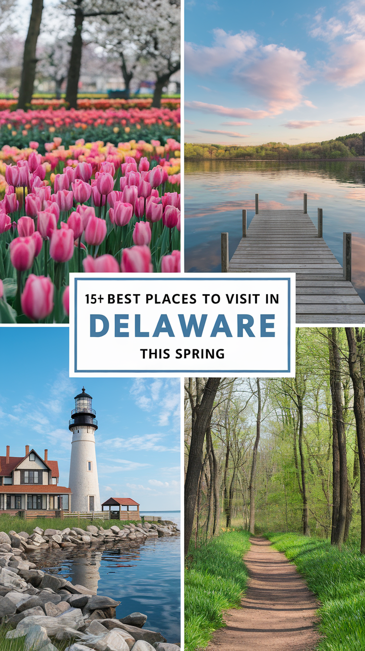 15+ Best Places to Visit in Delaware This Spring