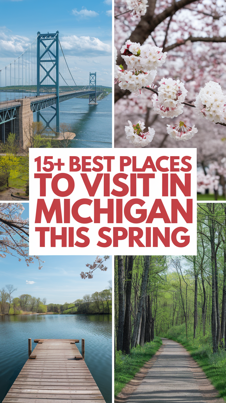 15+ Best Places To Visit In Michigan This Spring.