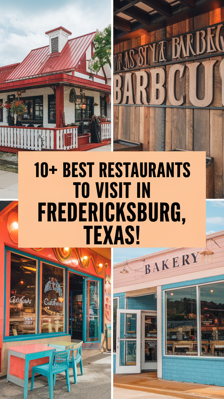 10+ Best Restaurants To Visit In Fredericksburg, Texas