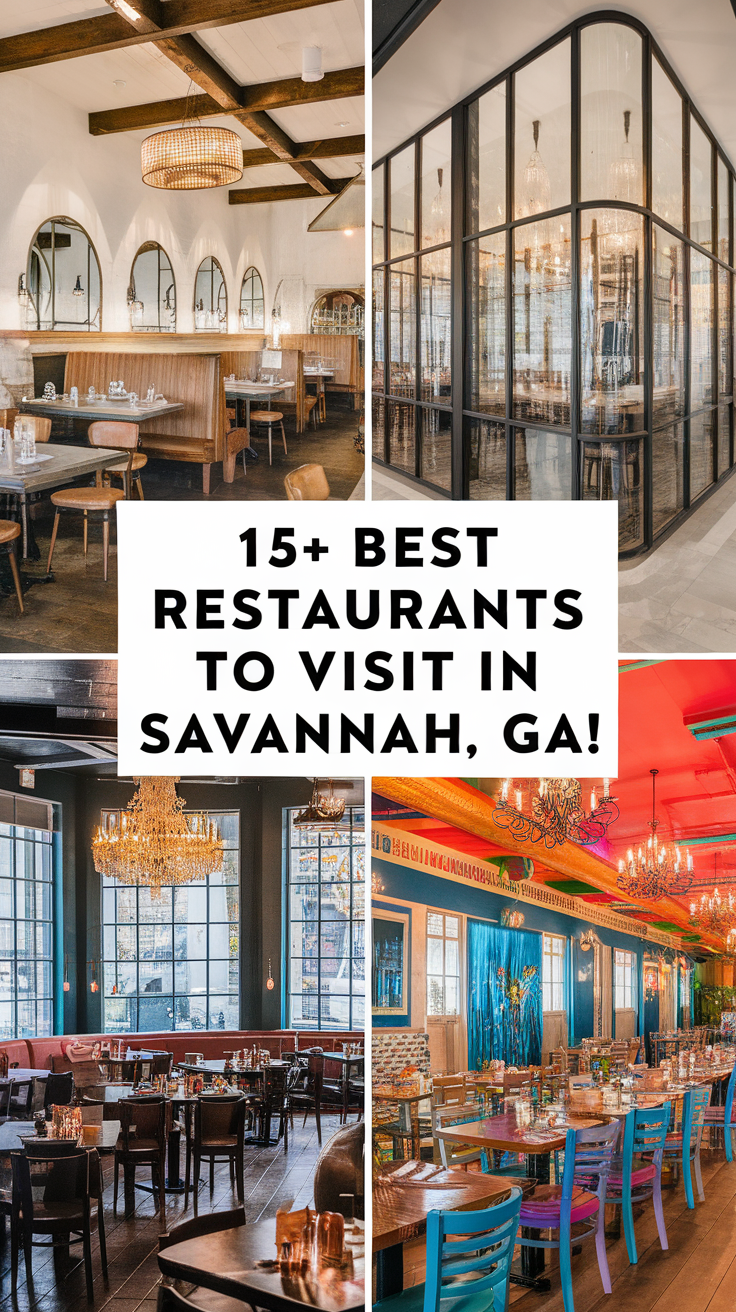 15+ Best Restaurants To Visit In Savannah, GA