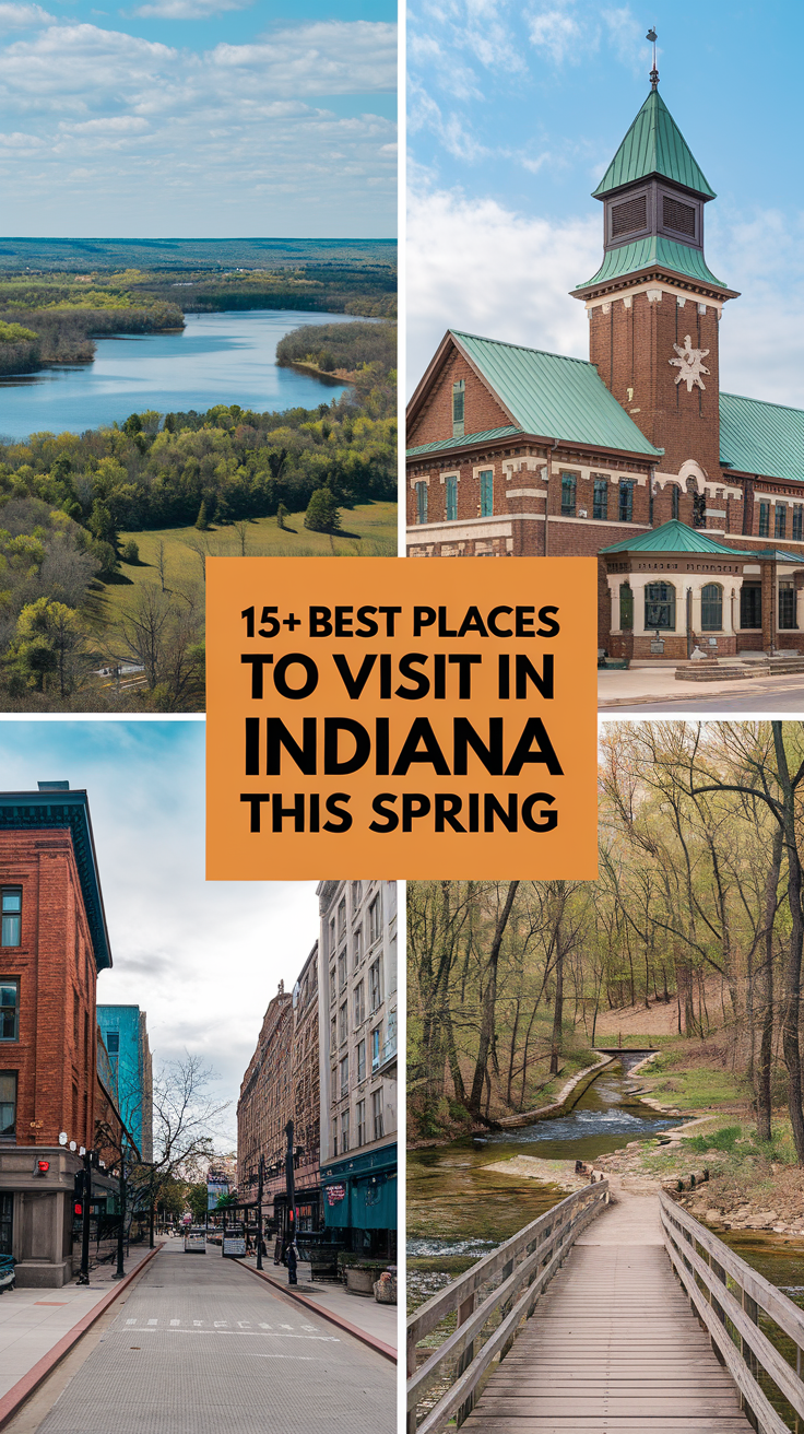 15+ Best Places to Visit in Indiana This Spring