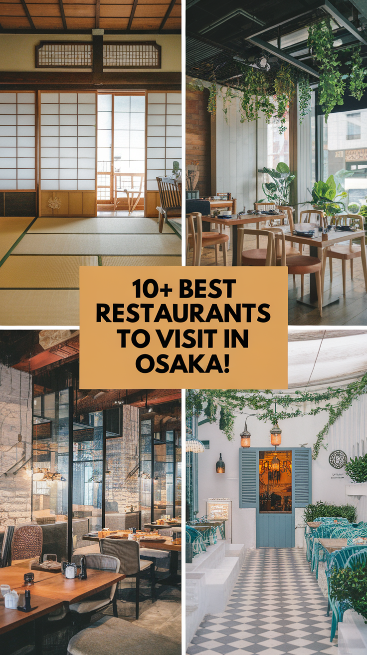 10+ Best Restaurants To Visit In Osaka