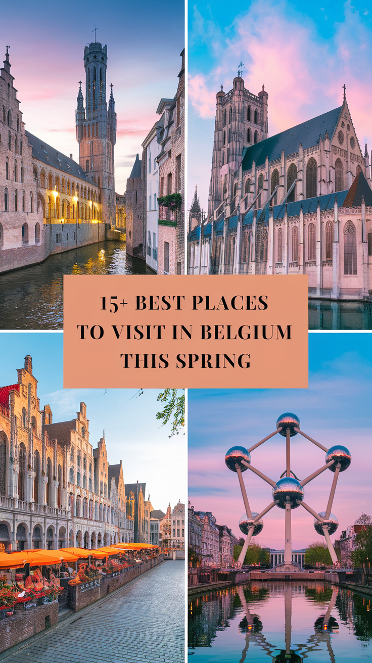15+ Best Places to Visit in Belgium This Spring