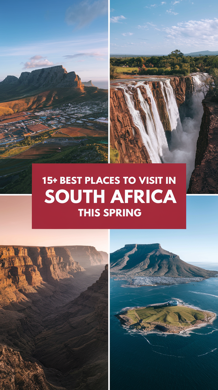 15+ Best Places to Visit in South Africa This Spring