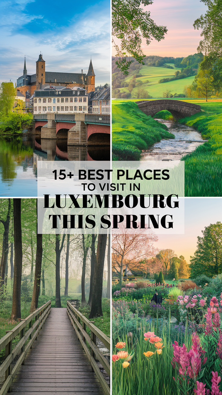 15+ Best Places to Visit in Luxembourg This Spring