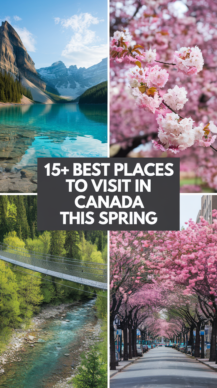 15+ Best Places to Visit in Canada This Spring